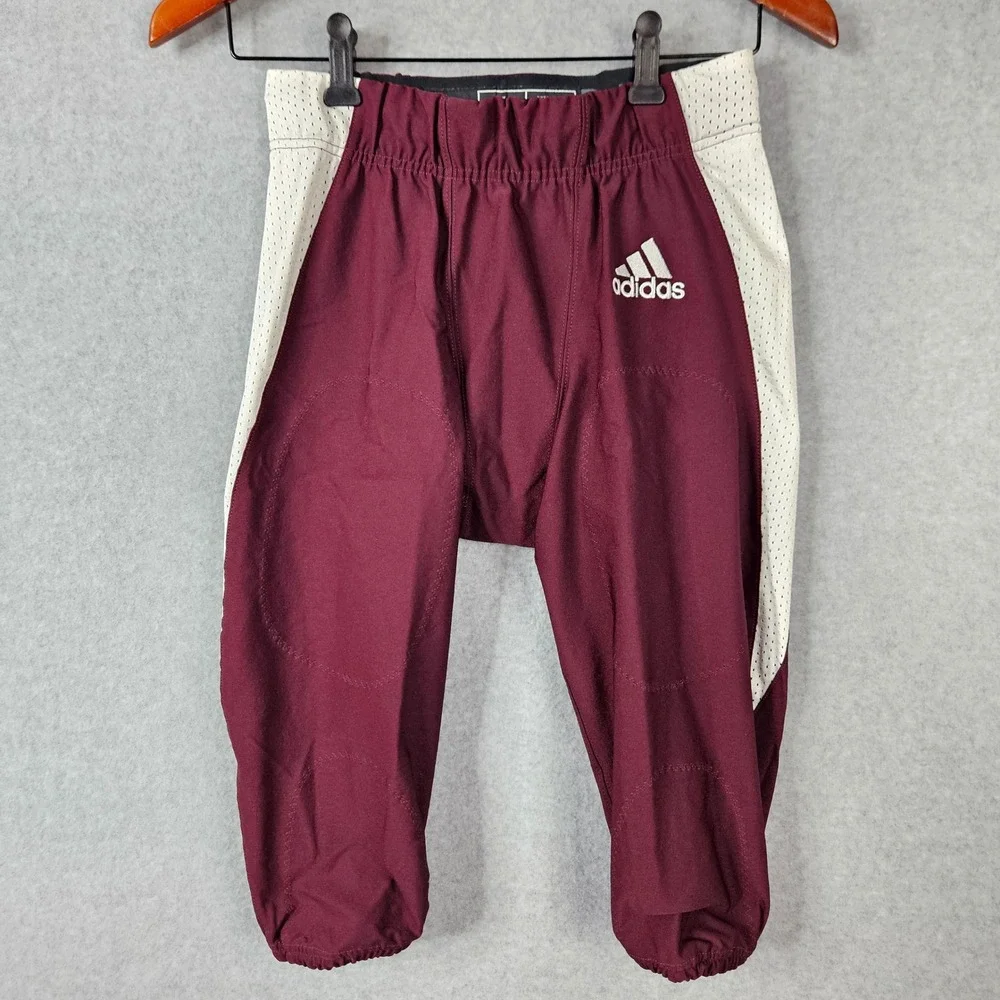 Adidas Woven A1 Stock‎ Football Pants Men's Size Small Maroon New GG7414